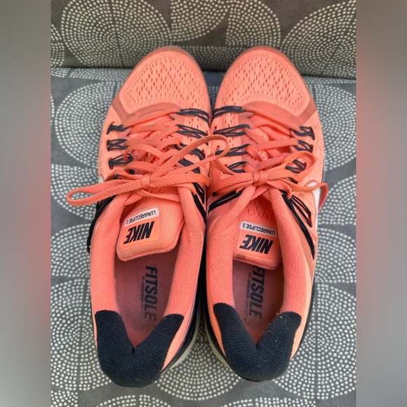 Nike Lunarglide 4 524978-604 Fluorescent Orange Running Shoes - Picture 5 of 5